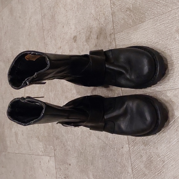 Harley-Davidson Womens Motorcycle Black Leather Boots Size 5.5 - Picture 2 of 11